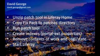 Patching Liferay DXP with Fix Packs