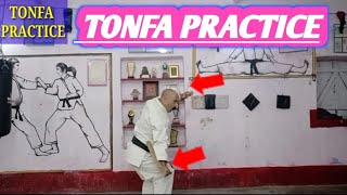TONFA PRACTICE IN MARTIAL ARTS SELF DEFENSE / टोनफा प्रैक्टिश