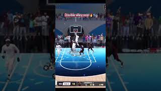 Double alley oop #gameplay #proplay #2kcommunity #nba2k #basketball #alleyoop #2kclips #2kcontent