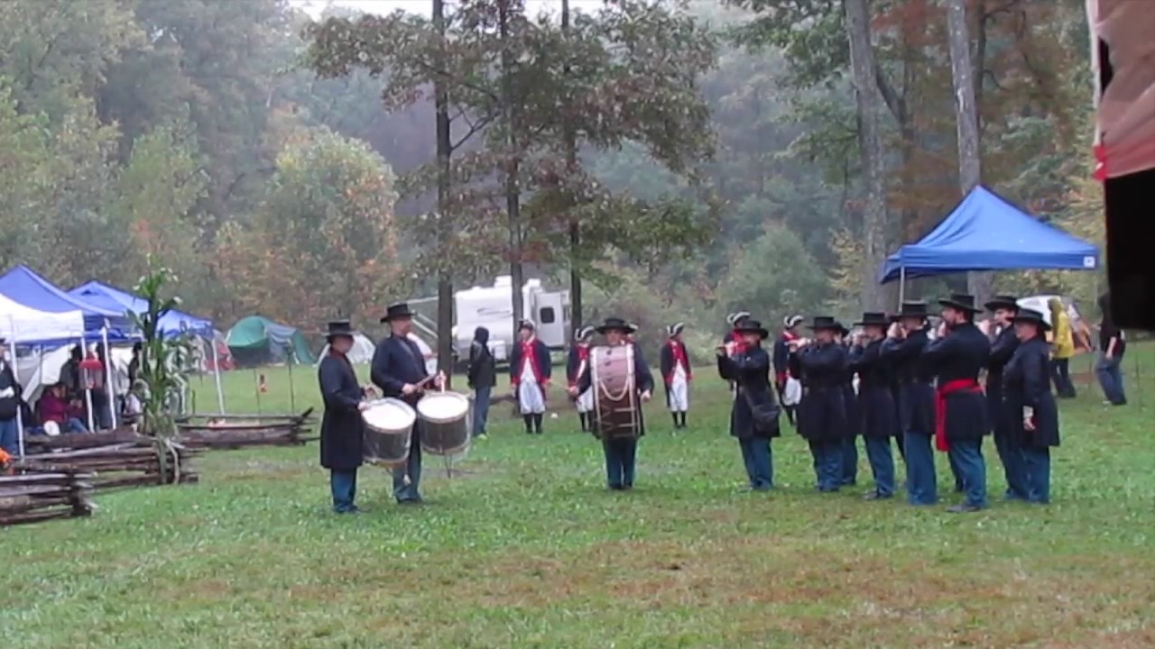 Connecticut Valley Field Music on stand at the Marquis of Granby Muster 2014