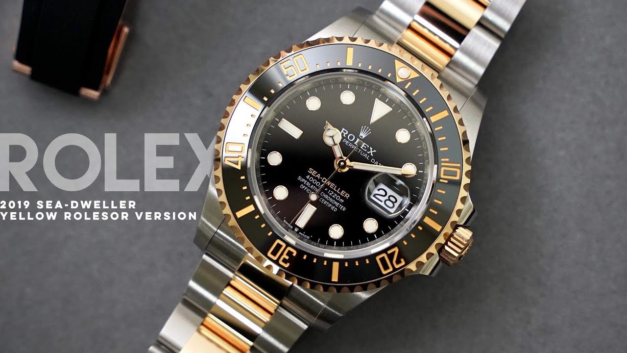 [QUICK LOOK看細節]勞力士第一款半金的海使SEA-DWELLER潛水錶/ROLEX