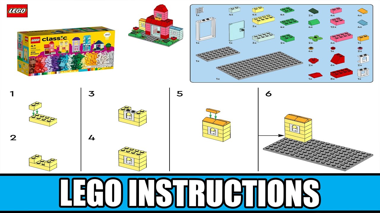 Classic - Creative Houses (Alternative Build Model 1) LEGO instructions