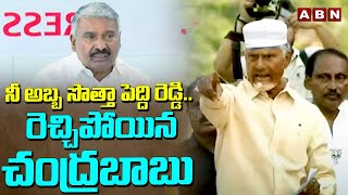 నీ అబ్బ సొత్తా పెద్ది రెడ్డి.. రెచ్చిపోయిన చంద్రబాబు | Chandrababu | Peddi Reddy Ramachandra Reddy