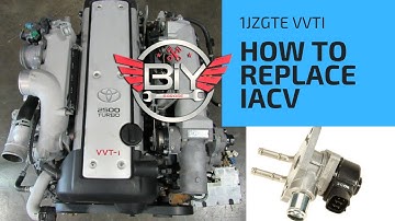 How to replace 1JZGTE IACV Idle Air Control Valve Toyota Supra Turbo