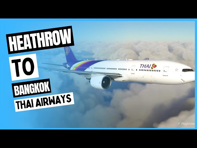 LHR to BKK: Thai Airways TG911 Boeing 777-300ER Economy Class Review (Samsung Galaxy S22 Ultra) class=