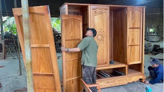 Incredible Ingenious Mr Van Amazing Woodworking // Woodworking Building Wardrobe Furniture