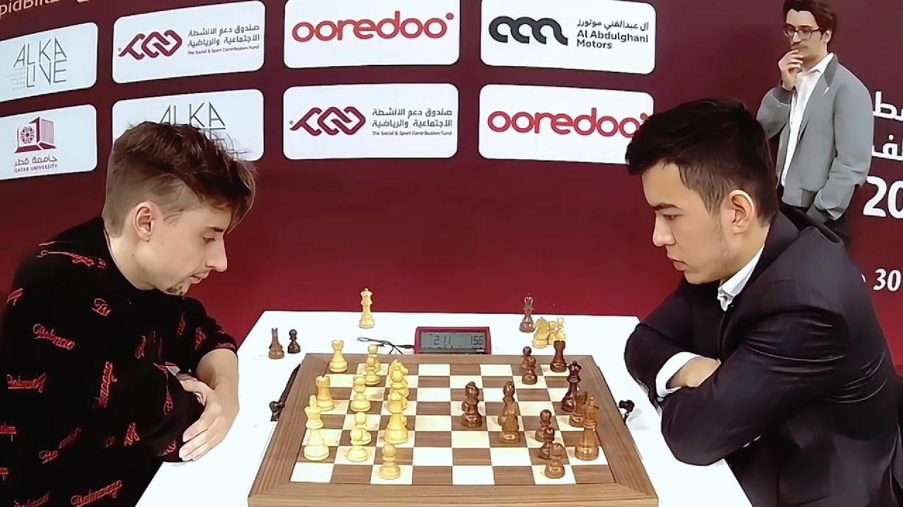 Daniil Dubov vs. Nodirbek Abdusattorov / FIDE World Blitz 2025 / Round 15