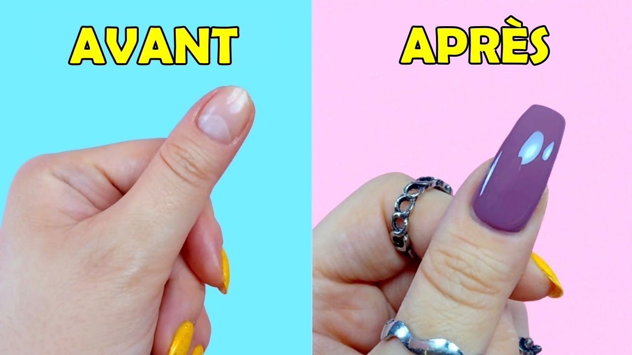 23 HACKS D'ONGLES ET IDEES DE NAIL ART GENIALES - COMMENT FAIRE DE FAUX