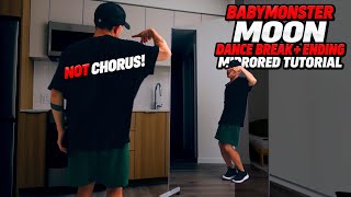 Step By Step BABYMONSTER ‘MOON’ Dance Break + Ending Dance Tutorial Explained | Mirrored