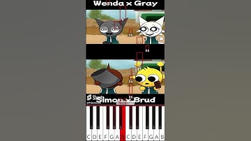 I wanna live | Sprunki x Squid game #sprunki #squidgame (@sonaextra) - Octave Piano Tutorial