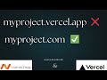 Custom Domain with Vercel and Namecheap