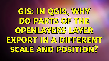 GIS: In QGis, why do parts of the OpenLayers layer export in a different scale and position?
