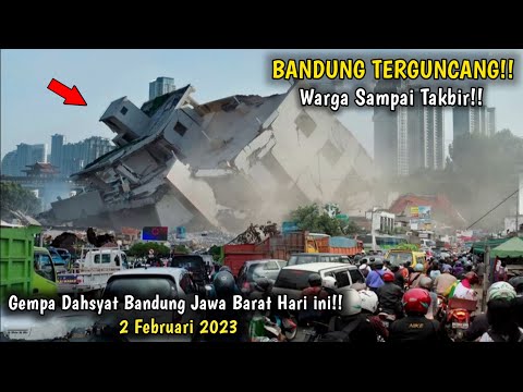 Gempa Dahsyat Bandung Hari ini 2 Februari 2024, Warga Panik!! Gempa bumi Jawa Barat Hari ini