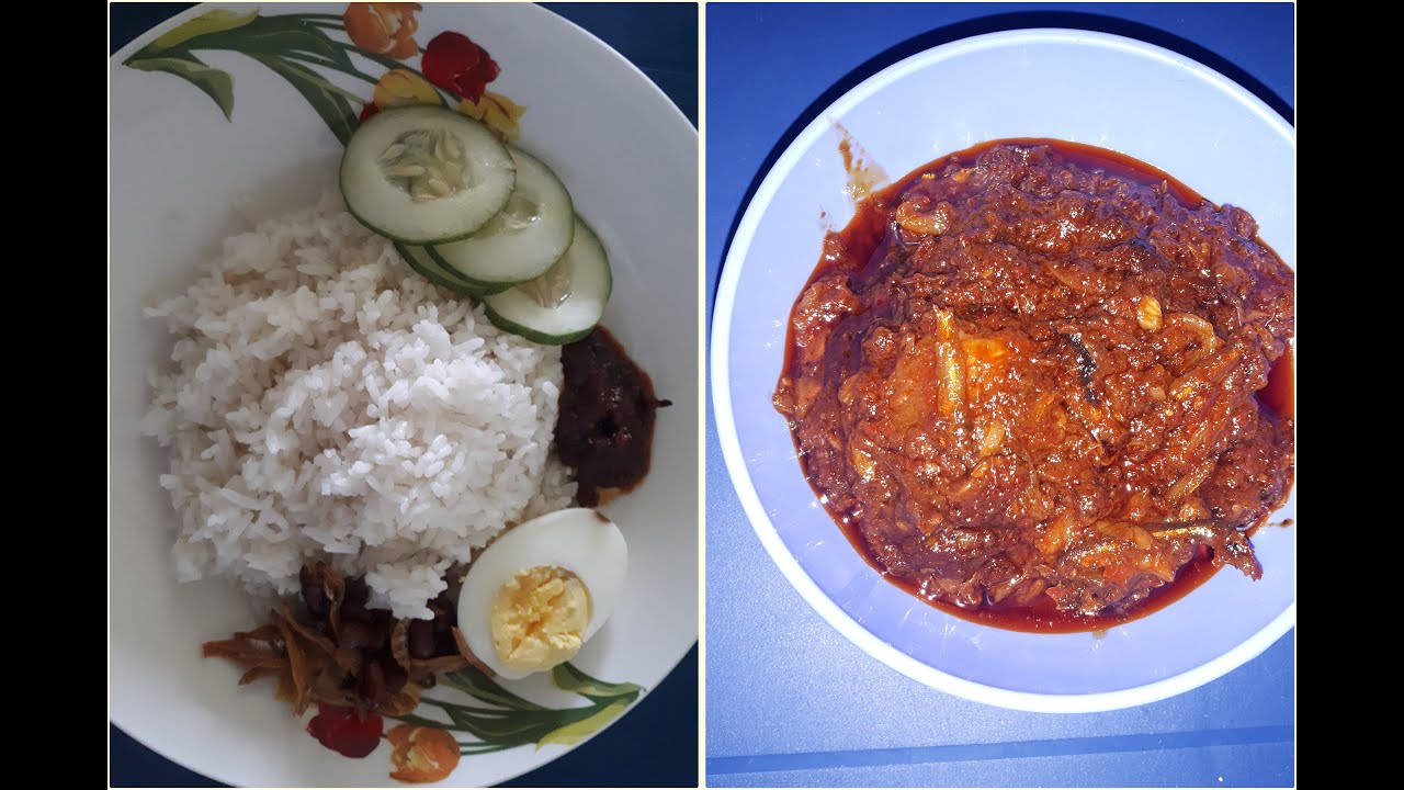 Resepi Nasi Lemak dan Sambal Ikan bilis  YouTube