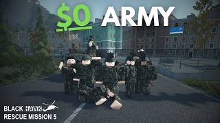 The Cheapest Army in BRM5 | Roblox Blackhawk Rescue Mission 5