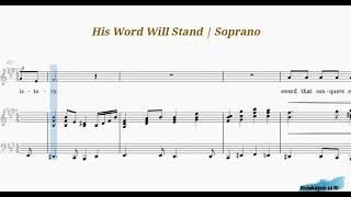 Video thumbnail of "His Word Will Stand | Soprano | Vocal Guide by Sis. Raydean Ompoc"