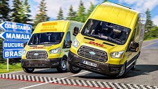 ATENTIE! Colet FRAGIL! Cursa DHL in BeamNG.Drive