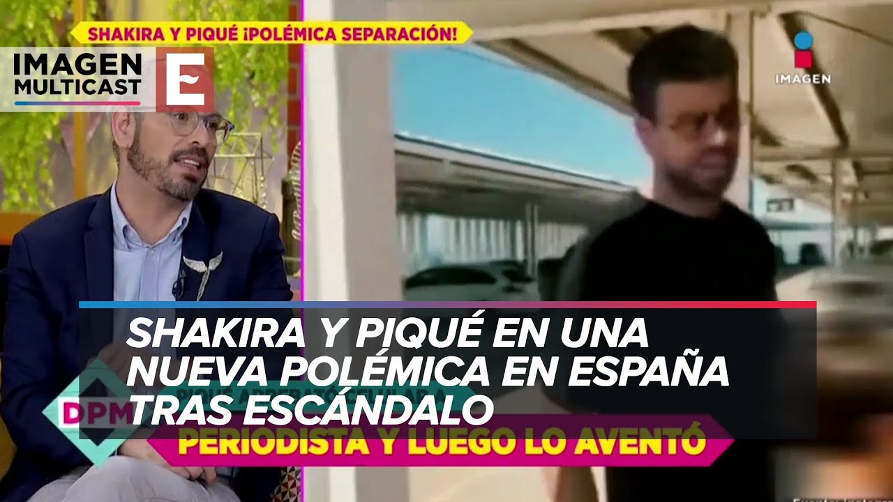 Gerard Piqué arrebata celular a periodista