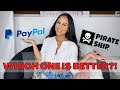 Paypal Shipping Vs Pirate Ship | WHICH IS CHEAPER?! Who am I Using NOW as a Depop Seller !? + TIPS