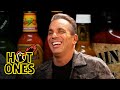Sebastian Maniscalco Is Thankful While Eating Spicy Wings | Hot Ones
