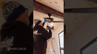 Timelapse tounge & groove ceiling install. Looks great & smells even better! #homeupdates