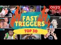 Asmr  fast triggers top 30 0123 compilation fast triggers asmr for tingles