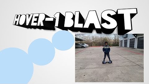 Hover-1 Blast  Perfect Riding