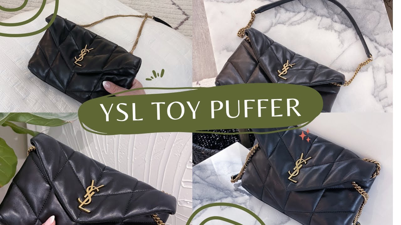 YSL Loulou Puffer Small Size Unboxing