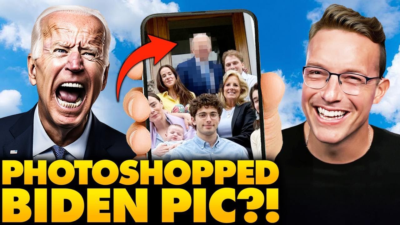 Joe Biden 'Photoshopped' into Creepy Family Easter Pic, Internet ROASTS: 'Why is His Hand BLACK?!'