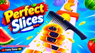 Perfect Slices Gameplay 🍉🍎🔪🍫 Level 14738to14800 Challenge