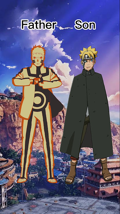 father vs son #anime #naruto #boruto #viral #shorts