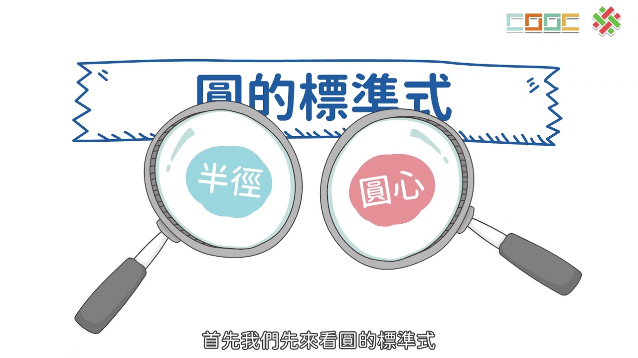 【觀念】圓的標準式