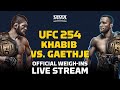 UFC 254: Khabib vs. Gaethje Official Weigh-Ins Live Stream - MMA Fighting