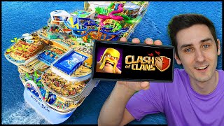 Playing CLASH on the Worlds LARGEST Cruise Ship!!