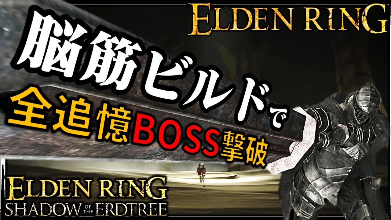 【ELDENRING】脳筋ビルドで本編＆DLC全追憶を撃破する｡