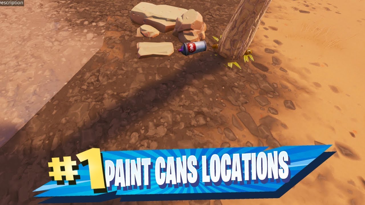 FIND LOST SPRAY CANS Fortnite (Spray & Pray) Challenge SEASON X