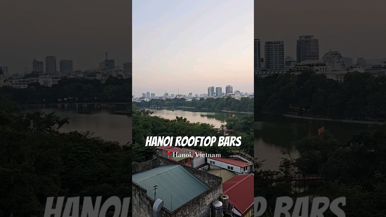 3 affordable rooftop bars to visit in Hanoi: 📍Majestic 📍Lighthouse 📍Moonlight 