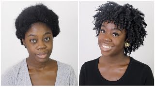 EASY Braid Out for 4B/4C Hair | No Heat, Unstretched, & Shrunken Hair