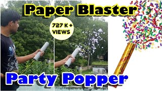 Paper Blaster || Party Popper || how to make || paper craft || diy paper crafts || idea abc
