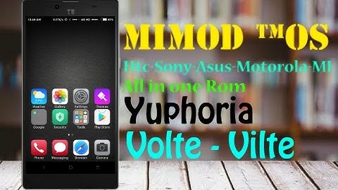 MiMod™ OS ||64bit||Volte|| for yuphoria - All in one Rom