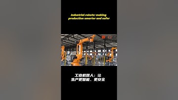 Industrial robots: making production smarter and safer #automobile #automatedsolutions #machine