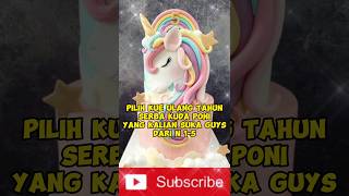 Kue Ulang Tahun Kuda Poni