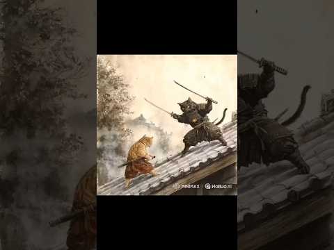 لو كانت القطط ساموراي هكذا ستبدو معاركها