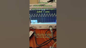 Generate sinewave with a lockup table without using the CPU - atXmega DMA + DAC