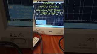 Generate sinewave with a lockup table without using the CPU - atXmega DMA + DAC