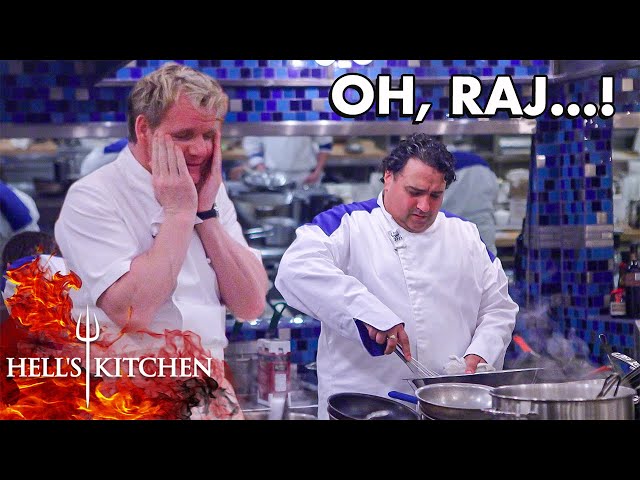 Raj's Infamous First Service... In Full | Hell's Kitchen class=
