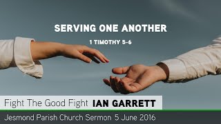 1 Timothy 5:17 - 6:2 - Serving One Another - Sermon from JPC - Clayton TV