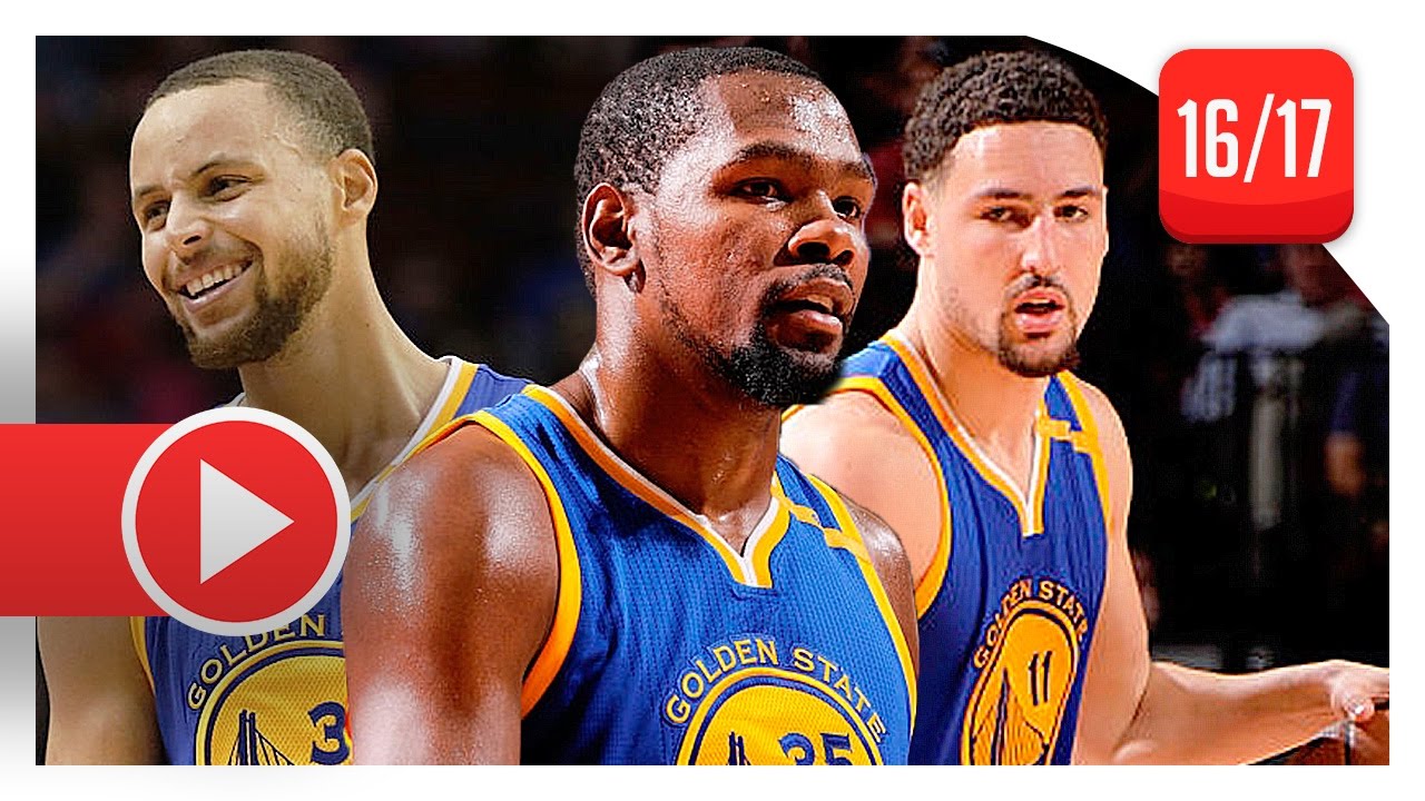 Stephen Curry, Kevin Durant & Klay Thompson Full Highlights vs Rockets (2017.01.20) - TOO GOOD!