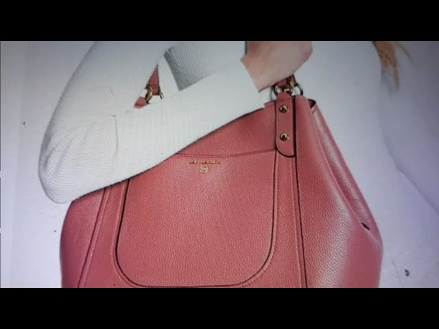 Micheal Kors||Molly Large Pebbled Leather Tote Bag - YouTube