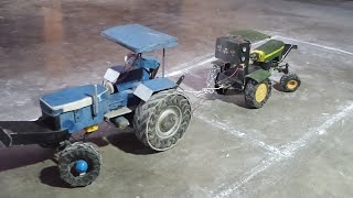@ (न्यू हॉलैंड) ट्रैक्टर और (जॉन डीरे) ट्रैक्टर की टोचन tractor ke to chain subscribe me
